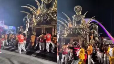 Carroza choca contra espectadores por intentar cumplir el tiempo límite en Brasil