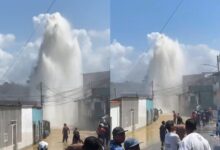 Rotura de tubo matriz en Miranda deja un herido crítico y familias damnificadas