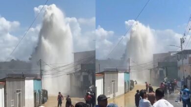 Rotura de tubo matriz en Miranda deja un herido crítico y familias damnificadas