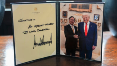 La cordialidad marca el encuentro entre Donald Trump y Gustavo Petro