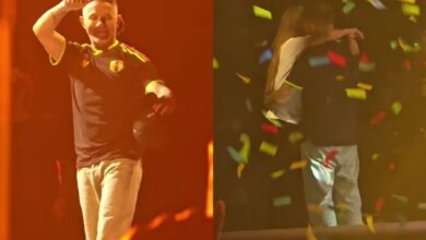 Alejandro Sanz y Stephanie Cayo protagonizan emotivo abrazo frente a miles de fans