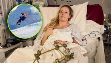 Lindsey Vonn revela que casi le amputan la pierna tras su caída olímpica