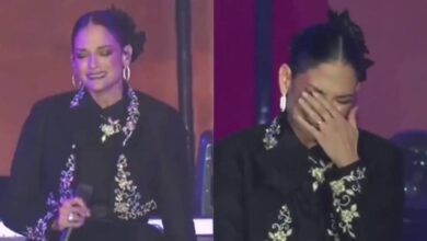 Natalia Jiménez rompe en llanto al homenajear a Yeison Jiménez