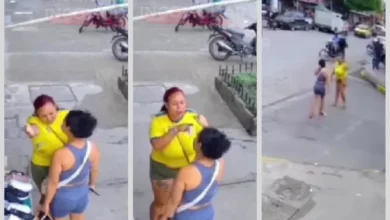 Cámara registra riña mortal entre dos venezolanas