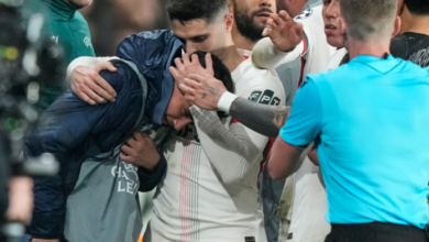 UEFA acusa a Pedro Neto por "comportamiento antideportivo" tras empujar a un recogepelotas