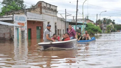 Más de 19.000 evacuados por intensas lluvias en el norte de Argentina