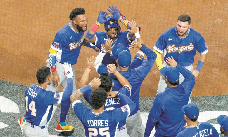 Venezuela vence a Japón y clasifica a semifinales del Clásico Mundial de Béisbol