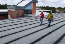 Impermeabilización y nueva iluminación: Así avanzan las obras en la Simón Rodríguez