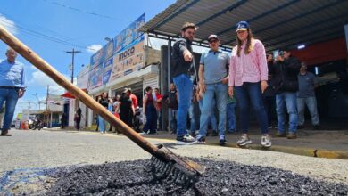 Inspeccionan trabajos de asfaltado y bacheo en avenidas de Maturín