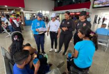 Despliegan puntos de atención y control en el Terminal de Maturín