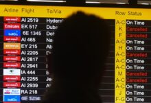 Escalada en Oriente Medio provoca caos aéreo con cientos de miles de pasajeros varados