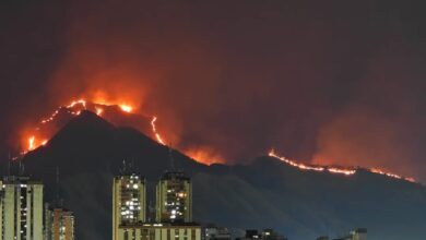 Fuerte incendio forestal consume hectáreas del Parque Nacional Henri Pittier