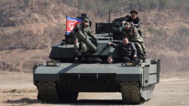 El líder norcoreano y su hija presenta el nuevo tanque principal de Corea del Norte