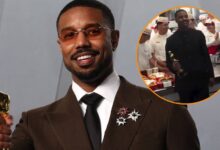 De la estatuilla a la hamburguesa: El festejo viral de Michael B. Jordan después de ganar el Oscar