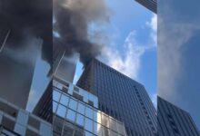 Incendio en rascacielos sacude Nueva York horas antes del desfile de San Patricio (+video)