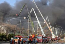 Incendio en fábrica en Corea del Sur deja 55 heridos y 14 desaparecidos
