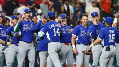 Italia derrota 8-6 a Estados Unidos y acaba con su invicto en el Grupo B