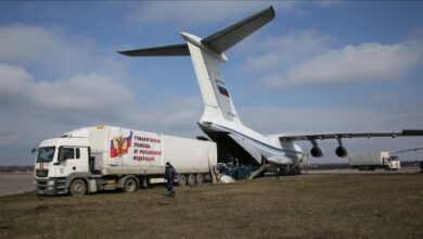 Rusia envía 13 toneladas de ayuda humanitaria a Irán