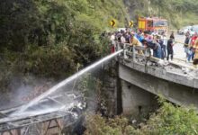 14 fallecidos deja un accidente de autobús en Ecuador