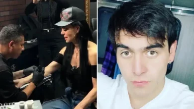 Maribel Guardia se tatúa en honor a su hijo a Julián Figueroa