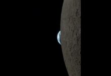 ¡Inspirador! Astronauta de la misión Artemis II graba la "puesta de la Tierra" con su celular