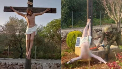 Condenan vandalismo de soldado israelí contra una estatua de Cristo en el sur del Líbano