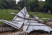 Al menos 30 viviendas afectadas por fuertes lluvias y tormentas en Paraguay