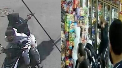 Bebé resulta herido por una bala perdida mientras estaba en una tienda junto a su madre