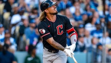 Gabriel Arias conecta su primer jonrón de la temporada