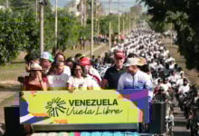 Delcy Rodríguez lidera gran peregrinación contra las sanciones en Carabobo
