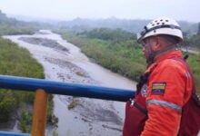 Aumenta caudal del río Agua Linda tras 5 horas de intensas lluvias