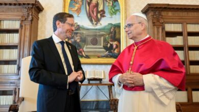 Papa León XIV y el presidente de Israel conversan sobre la paz en Oriente Medio