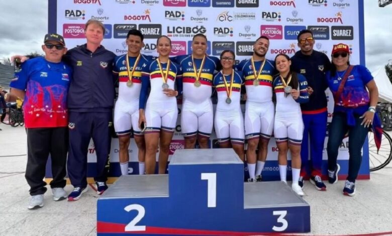 Venezuela conquista el oro en el Grand Prix de Ciclismo de Pista en Bogotá
