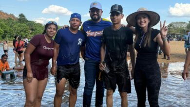 Ministra de Turismo Daniela Cabello compartió con temporadistas de Aguasay