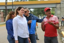 Alcaldesa Ana Fuentes inspecciona rehabilitación de los distribuidores de Maturín