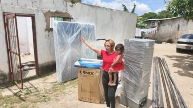 Afectados por ventolera en Brisas de Morichal reciben ayuda gubernamental