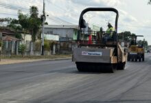 Ana Fuentes supervisa asfaltado de 2 mil 500 toneladas en Las Cocuizas