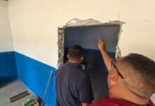 Alcalde de Cedeño supervisa construcción del módulo de la PNB en Potrerito