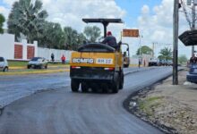 Inician asfaltado de la perimetral del Aeropuerto