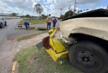 "Decidí chocar para evitar algo peor": El testimonio del conductor que derribó semáforo en Maturín