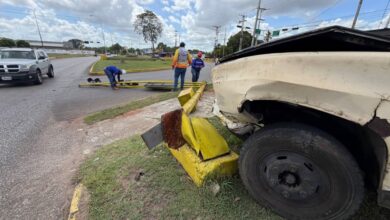 "Decidí chocar para evitar algo peor": El testimonio del conductor que derribó semáforo en Maturín
