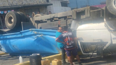 Camión de carga genera choque múltiple en Catia, Caracas
