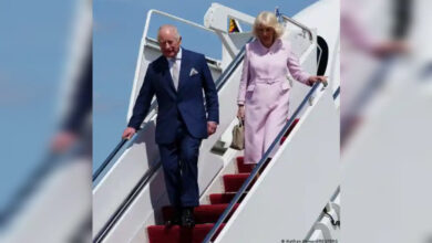 Donald Trump recibe a los reyes Carlos III y Camila en Washington