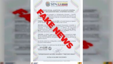 Seniat alerta sobre campañas de desinformación y desmiente cambios fiscales no oficiales