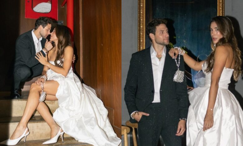 Daniela Ospina y Gabriel Coronel celebran su unión religiosa ante miles de seguidores