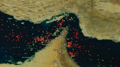 Crisis en el estrecho de Ormuz: Irán bloquea el paso de 20 buques y desvía el tráfico hacia Omán.