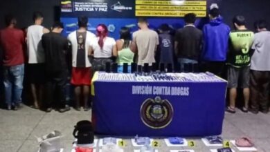 Desarticulan red de microtráfico en Táchira: 14 detenidos