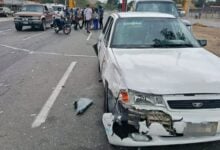 Colisión de vehículos en Maracay deja dos personas heridas