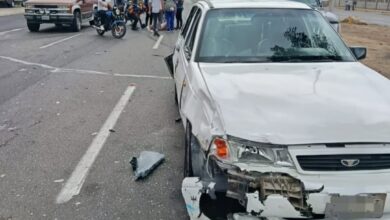 Colisión de vehículos en Maracay deja dos personas heridas