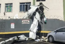 Avioneta se estrella contra un edificio y deja cuatro heridos graves en Brasil (+video)
